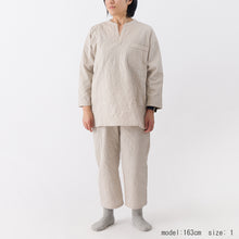 画像をギャラリービューアに読み込む, SHIWAコットン リラックスプルオーバーシャツ(巾着付き)