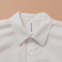 画像をギャラリービューアに読み込む, organic cottonシャツ(ユニセックス) 【HaTaKaKe shiro】