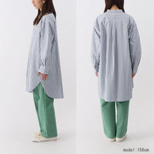 画像をギャラリービューアに読み込む, organic cottonロングシャツ