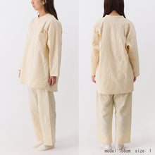 画像をギャラリービューアに読み込む, SHIWAコットン リラックスプルオーバーシャツ(巾着付き)
