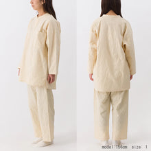 画像をギャラリービューアに読み込む, SHIWAコットン リラックスパンツ(巾着付き)