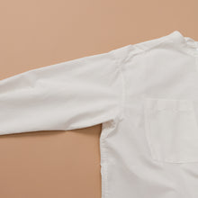 画像をギャラリービューアに読み込む, organic cottonロングシャツ【HaTaKaKe shiro】