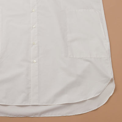 organic cottonオーバーサイズシャツ(ユニセックス)【HaTaKaKe shiro】