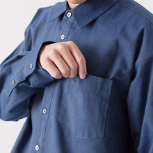 画像をギャラリービューアに読み込む, organic cotton twillシャツ