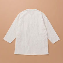 画像をギャラリービューアに読み込む, SHIWAコットン リラックスプルオーバーシャツ(巾着付き)