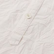 画像をギャラリービューアに読み込む, SHIWAコットン リラックスノーカラーシャツ(巾着付き)