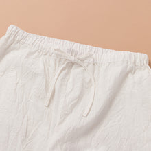 画像をギャラリービューアに読み込む, SHIWAコットン リラックスパンツ(巾着付き)