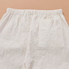 画像をギャラリービューアに読み込む, SHIWAコットン リラックスパンツ(巾着付き)