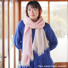 画像をギャラリービューアに読み込む, シャトルコットンシルク ストール