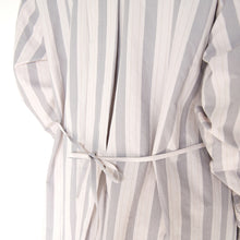 画像をギャラリービューアに読み込む, shuttle ストライプ オーバーワンピース(グレー)