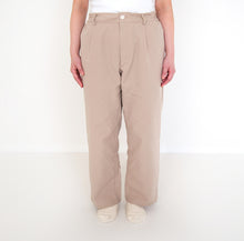 画像をギャラリービューアに読み込む, shuttle ユニセックス ソリッドパンツ(ベージュ)