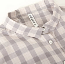 画像をギャラリービューアに読み込む, shuttle チェック チュニック(グレー )