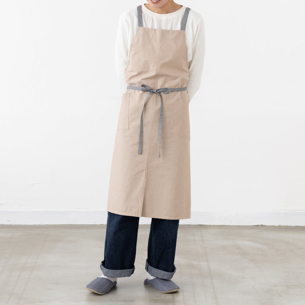 organic cottonエプロン カフェST
