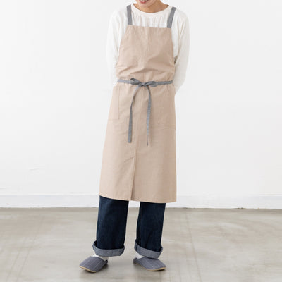 organic cottonエプロン カフェST