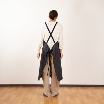 organic cottonエプロン ビターブラウン