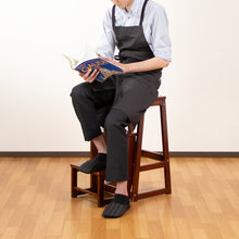 画像をギャラリービューアに読み込む, organic cottonエプロン ビターブラウン
