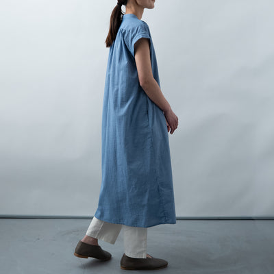 cottonボイル　ギャザーワンピース