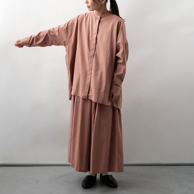cotton シルクワイドブラウス