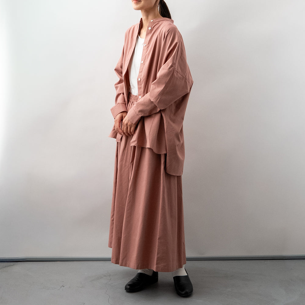 cotton シルクワイドブラウス