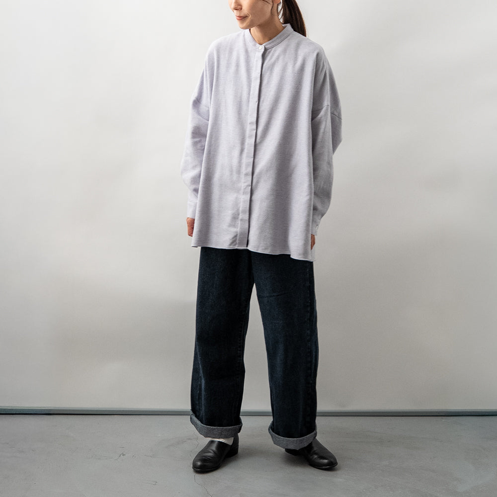 cotton カシミヤワイドブラウス
