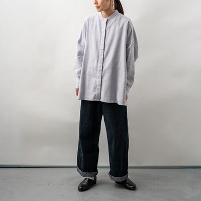 cotton カシミヤワイドブラウス