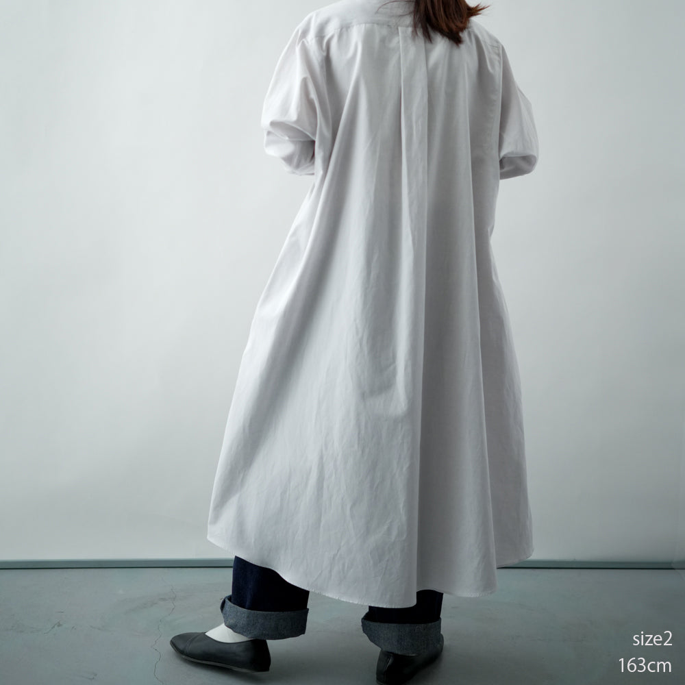 ハンドメイド　日本製上質コットンリネンワンピース　ご確認用 リネンライクワンピース/綿麻ブレンド/ウォッシャブル/ブルー