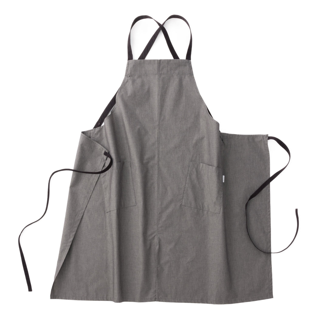 organic cottonエプロン クリームブラウン