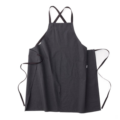 organic cottonエプロン ビターブラウン