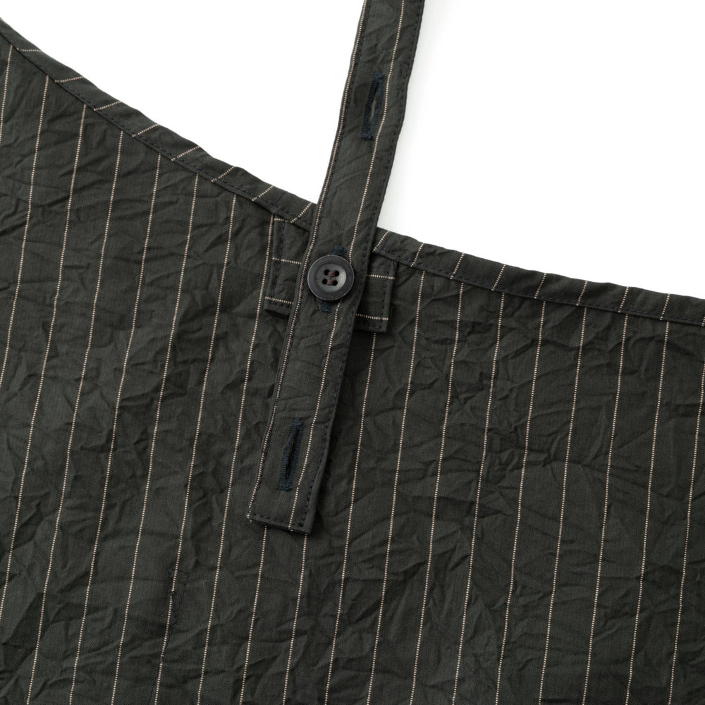 綿キャッチワッシャーエプロン　グリーン