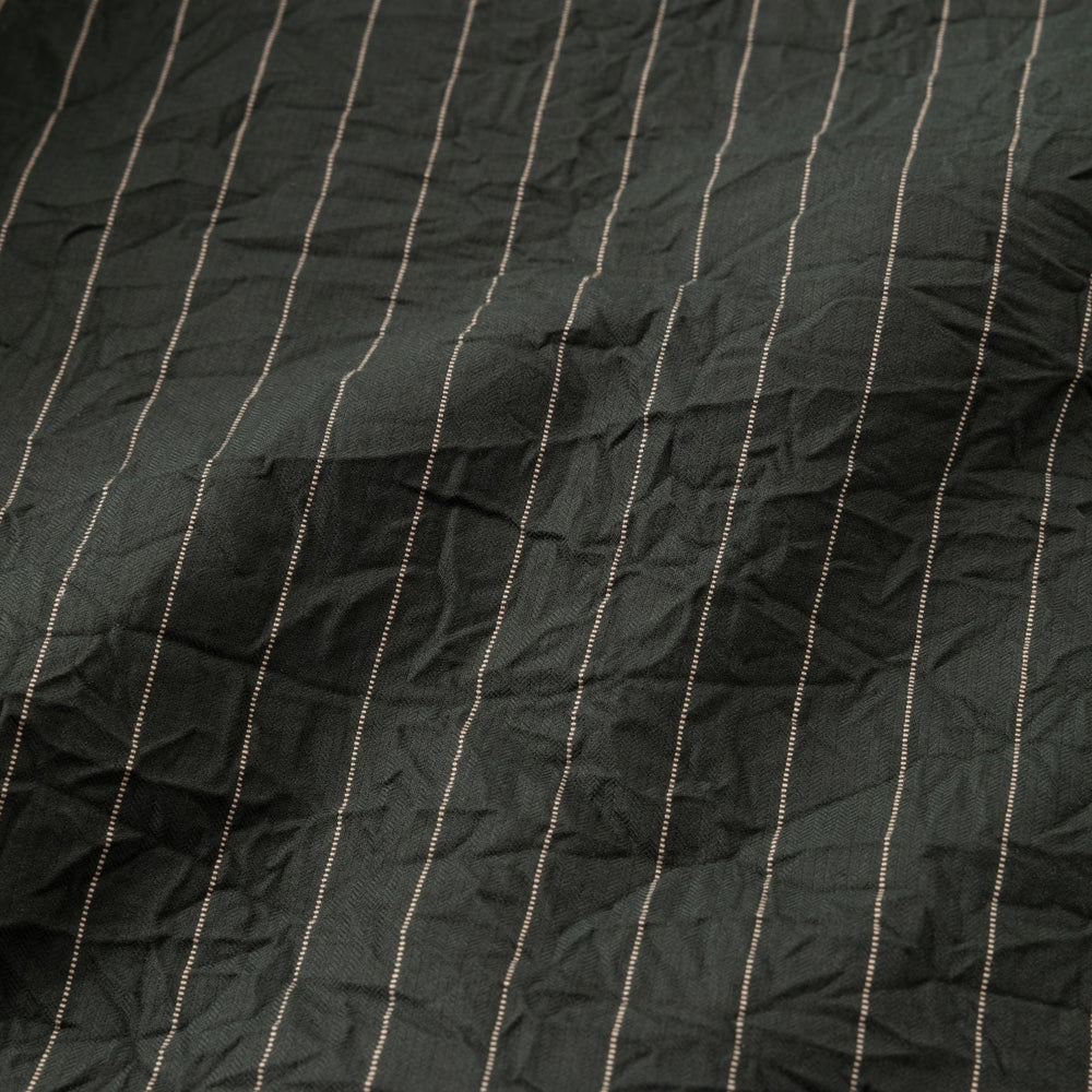 綿キャッチワッシャーエプロン　グリーン