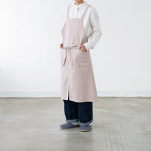 画像をギャラリービューアに読み込む, 綿ザックリオックスエプロン　ブリック
