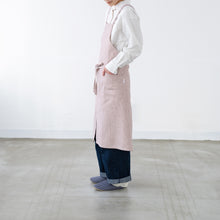 画像をギャラリービューアに読み込む, 綿ザックリオックスエプロン　ブリック
