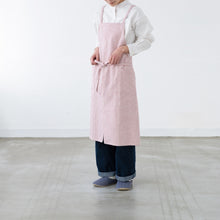 画像をギャラリービューアに読み込む, 綿ザックリオックスエプロン　レッド
