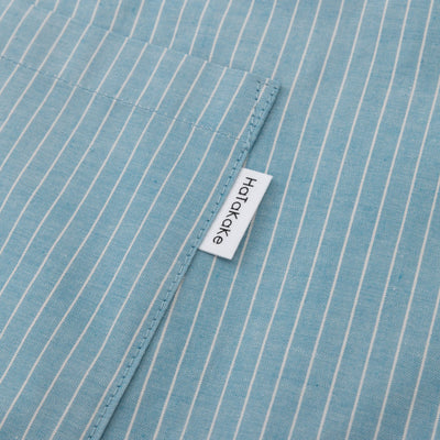 organic cottonエプロン スカイブルーST