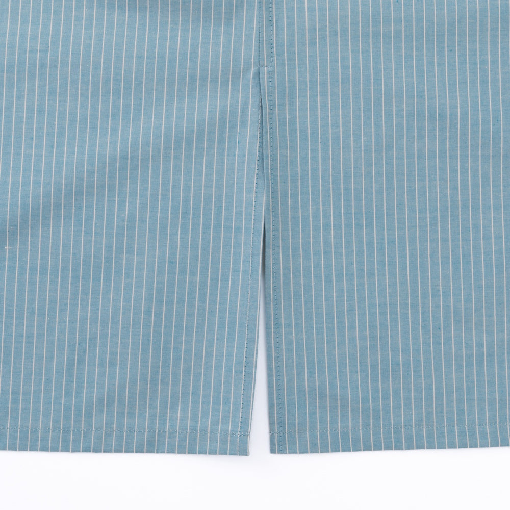 organic cottonエプロン スカイブルーST