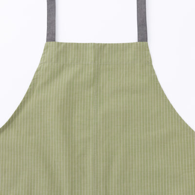organic cottonエプロン ライムST