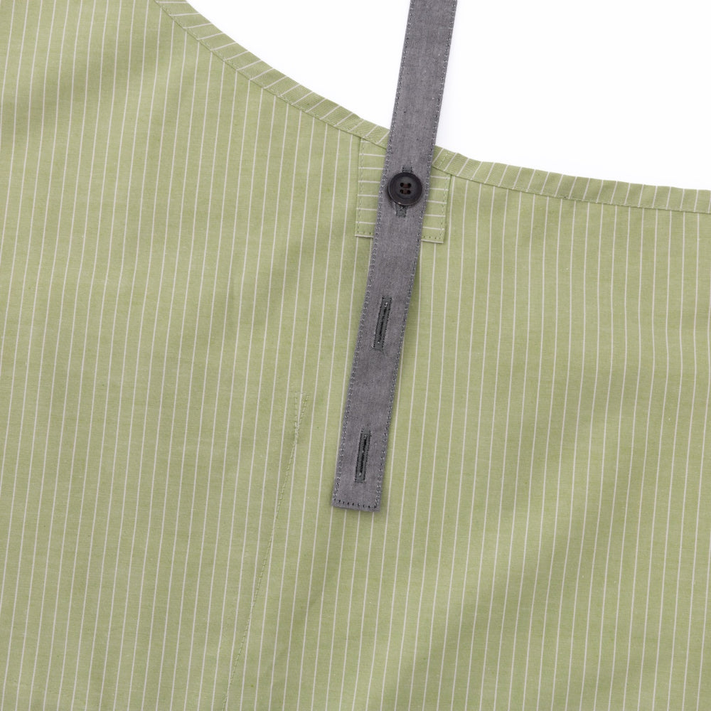 organic cottonエプロン ライムST