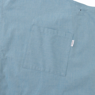 organic cottonエプロン スカイブルー