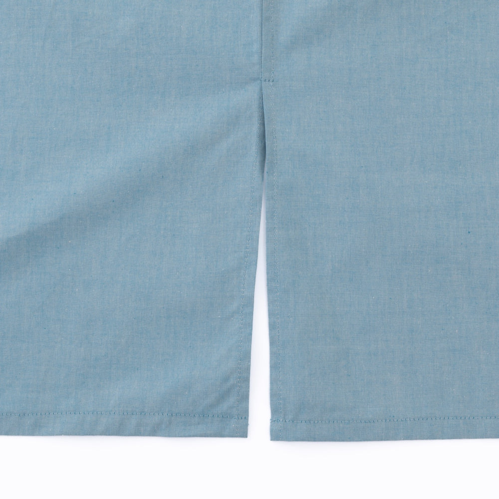 organic cottonエプロン スカイブルー