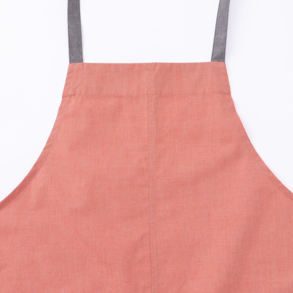 organic cottonエプロン オレンジ