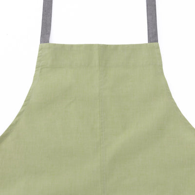 organic cottonエプロン ライム