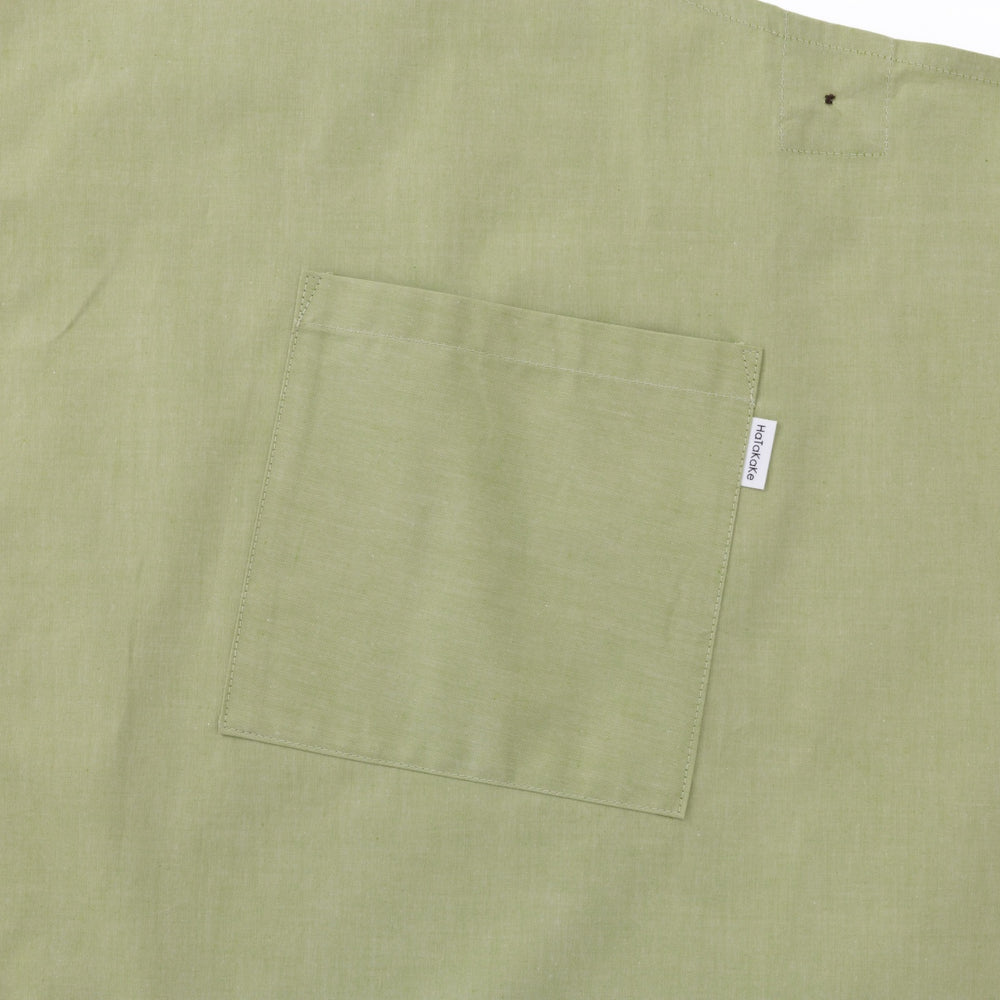 organic cottonエプロン ライム