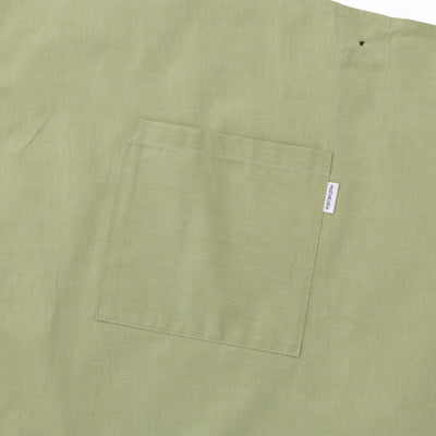 organic cottonエプロン ライム