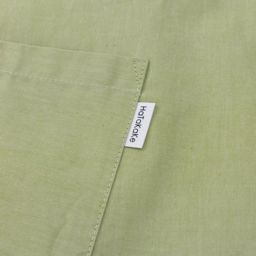organic cottonエプロン ライム