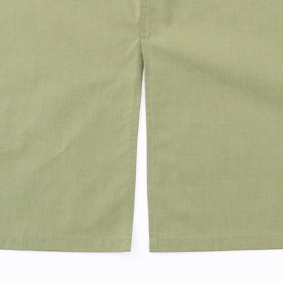 organic cottonエプロン ライム
