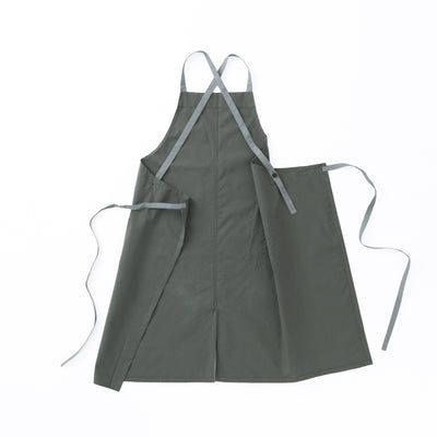 organic cottonエプロン モスシャドウ