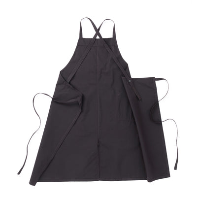 organic cottonエプロン チャコール