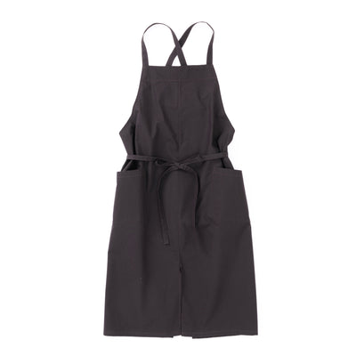 organic cottonエプロン チャコール