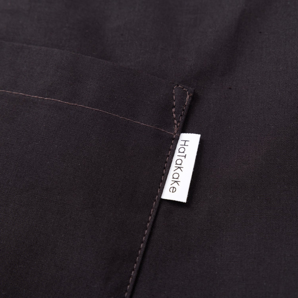 organic cottonエプロン チャコール