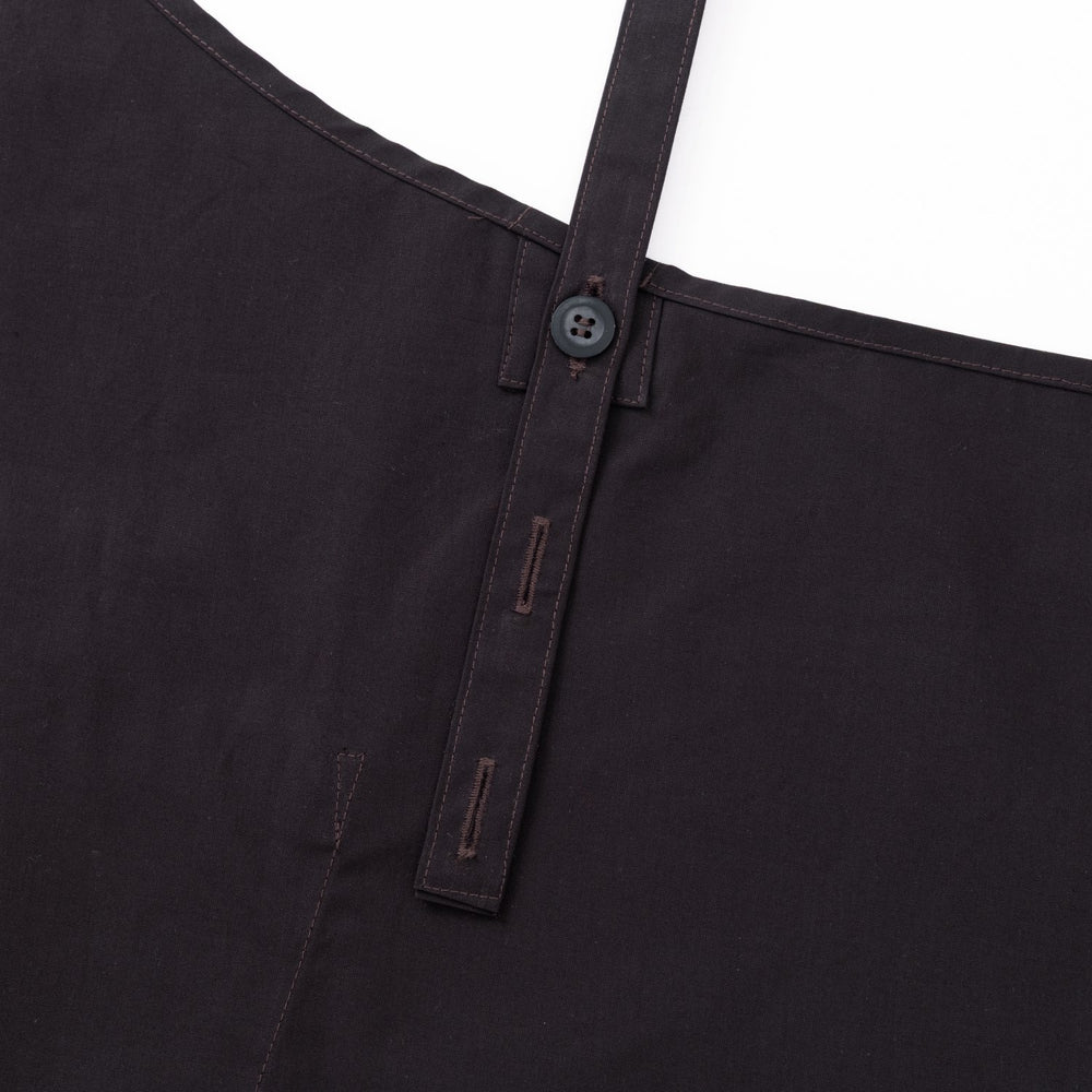 organic cottonエプロン チャコール